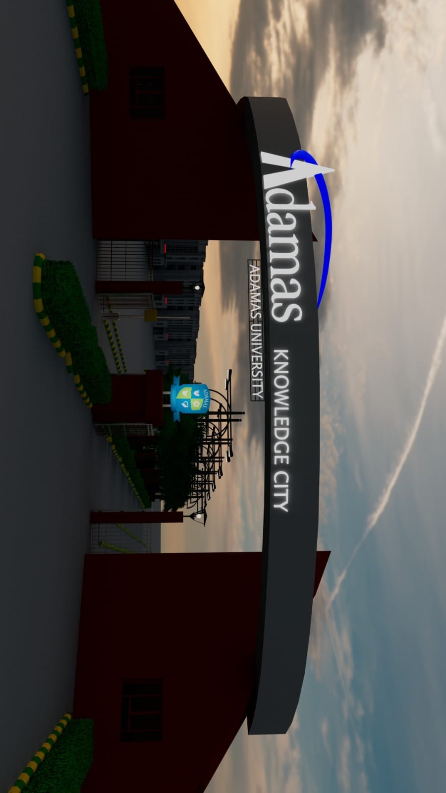 Adamas University Gate
